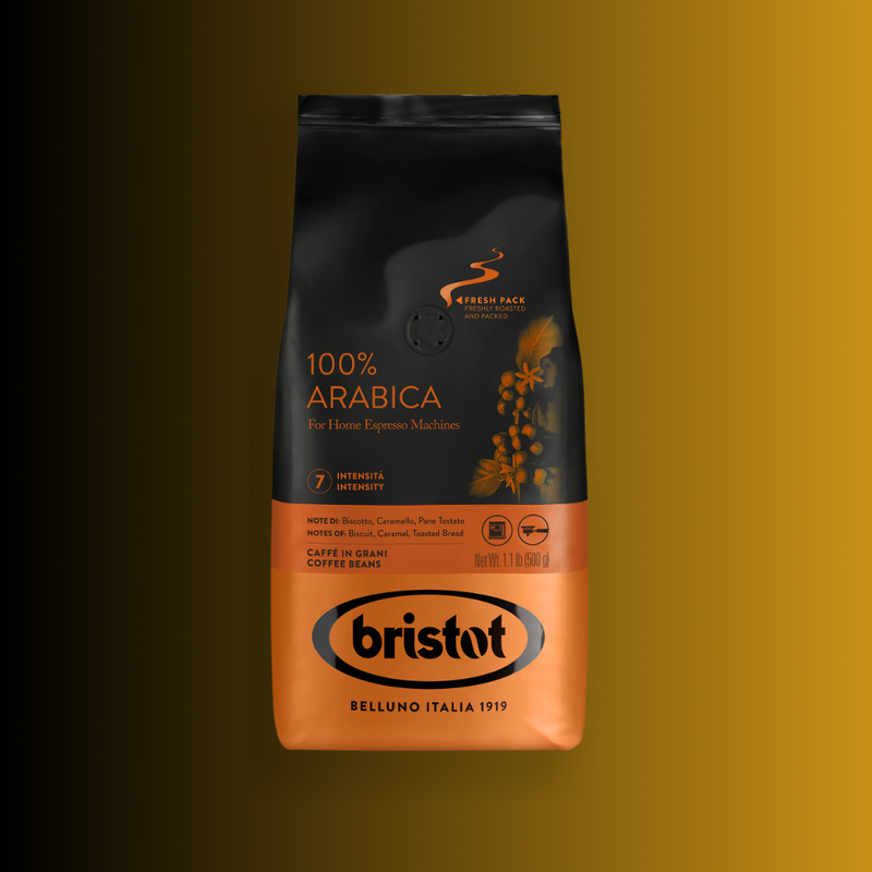 Bristot 100% Arabica Beans - 500g Fresh Pack